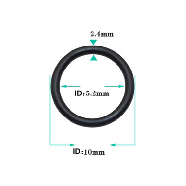 FFKM sealing o-ring Φ6mm electrdoe hole M12 - pack of 5