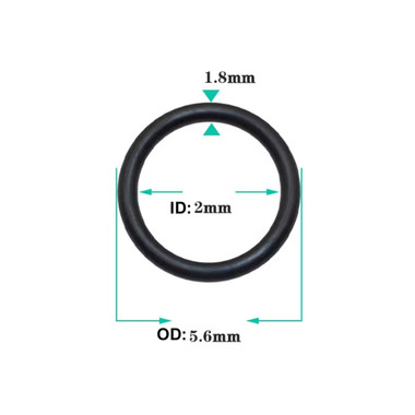 FFKM sealing o-ring Φ3mm gas hole M7 - pack of 5