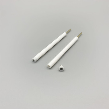Detachable Glassy Carbon Electrode Straight Type PTFE Rod SEM φ3mm