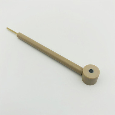 L-Shaped Glassy Carbon Electrode PEEK Rod with PTFE Isolation Ring φ3mm