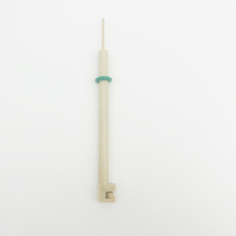 PEEK replaceable L-shaped glassy carbon electrode holder slit 3mm