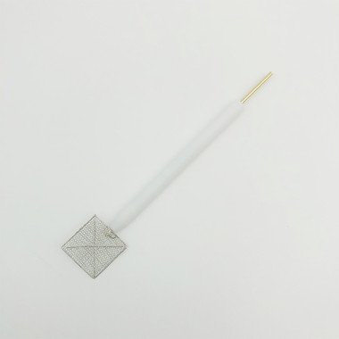 Platinum mesh electrode with diagonal reinforcement 20*20mm