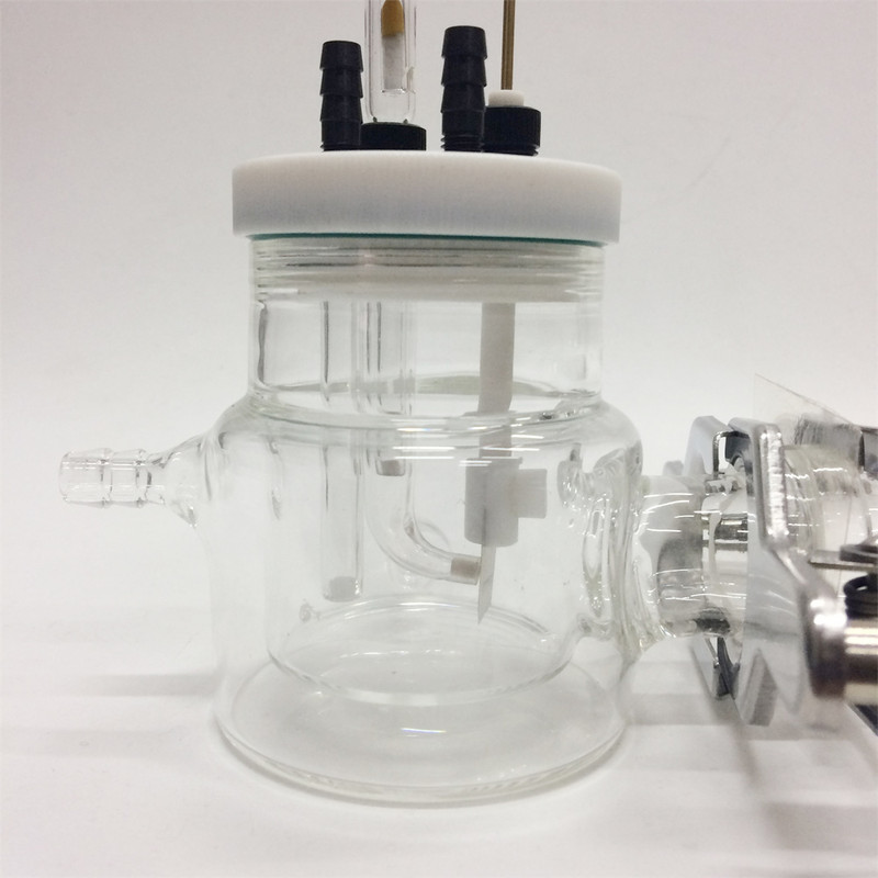 H type temperature controlled sealed electrochemical cell 50ml Electrochemical Cells