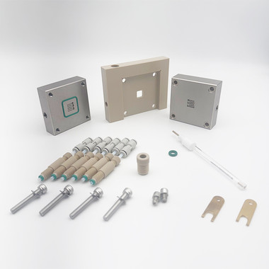 CO2RR/ORR gas diffusion flow cell 10*10mm 1c㎡,3mm thick