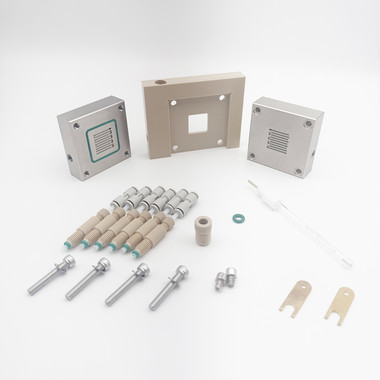 CO2RR/ORR gas diffusion flow cell 20*20mm 4c㎡,3mm thick