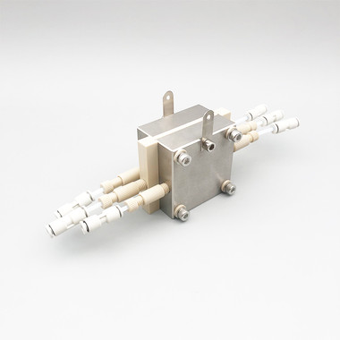 Porous solid electrolyte PSE electrolyzer 4cm²,convert CO2 to Formic Acid,ORR electrochemical synthesis of H2O2,PSE chamber thickness 2mm