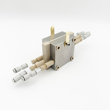 Porous solid electrolyte PSE electrolyzer 4cm²,CO2RR ORR,1mm thick with S-channel